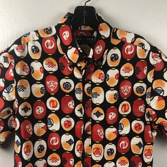 Kaulua'e Latern s/s button-down shirt - size M - Picture 8 of 8
